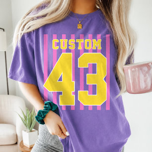Camiseta Nombre Número Equipo Fútbol Béisbol Personalizado 