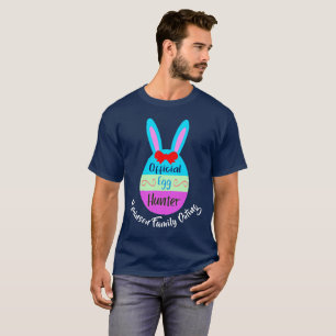 Camiseta Nombre oficial de la familia Easter Egg Hunter Bun