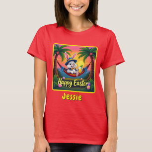 Camiseta Nombre personal de Happy Easter