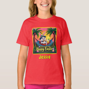 Camiseta Nombre personal de Happy Easter