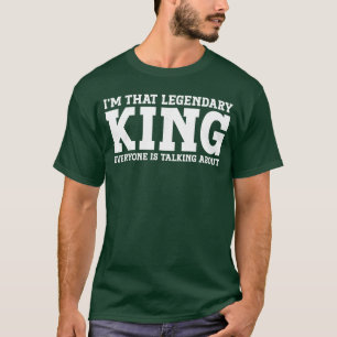 Camiseta Nombre personal del rey amigo divertido del rey