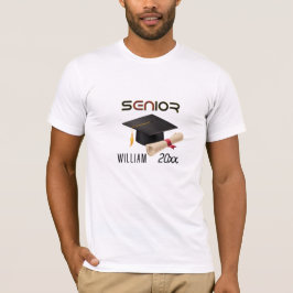 Camiseta Nombre personal, graduado en 2023