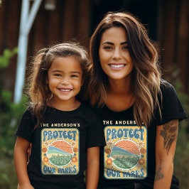Camiseta Nombre personalizable proteger nuestros parques na