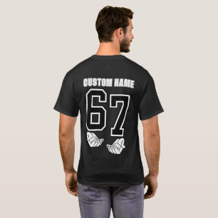 Camiseta NOMBRE PERSONALIZADO - 67 Seis Siete jerga diverti