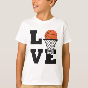 Camiseta Nombre personalizado Amor al baloncesto