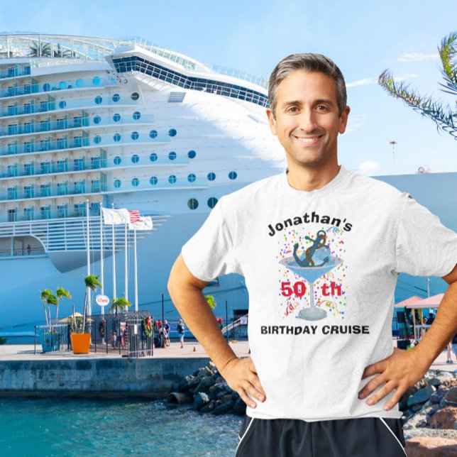 Camiseta Nombre personalizado Anclaje de cola de crucero de (Subido por el creador)