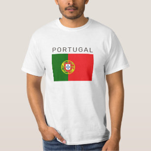 Camiseta Nombre personalizado Bandera portuguesa