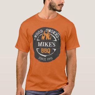 Camiseta Nombre Personalizado Barbacoa