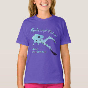 Camiseta Nombre personalizado Buceo de Turcas y Caicos