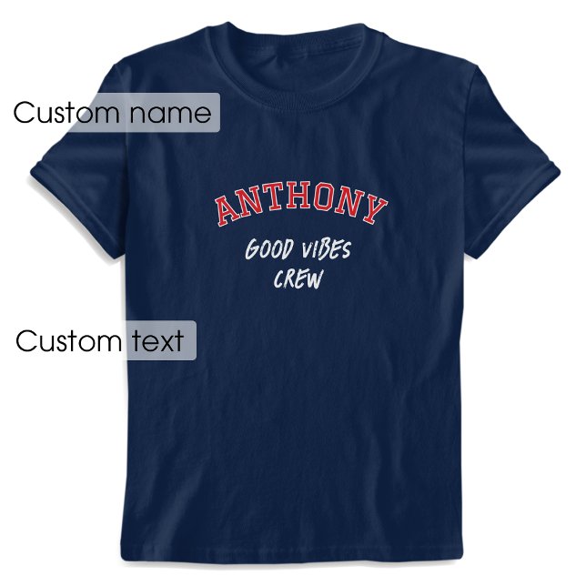 Camiseta Nombre Personalizado Buen Gráfico Rojo De La Armad (Subido por el creador)