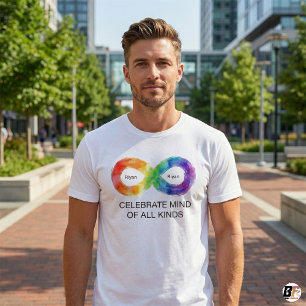 Camiseta Nombre personalizado Celebrar la Conciencia de la 