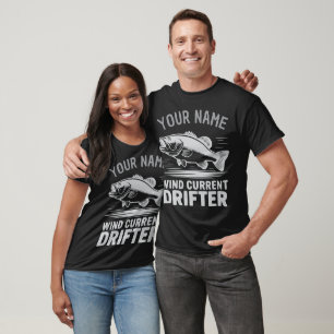 Camiseta Nombre Personalizado Corriente de Viento Deriva Ba