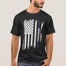 Nombre personalizado de banda azul de bandera de E