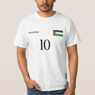 Camiseta Nombre personalizado de fútbol de Palestina