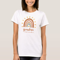 Nombre personalizado de la abuela Boho Tone Earth