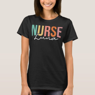 Camiseta Nombre personalizado de la enfermera Médica del es