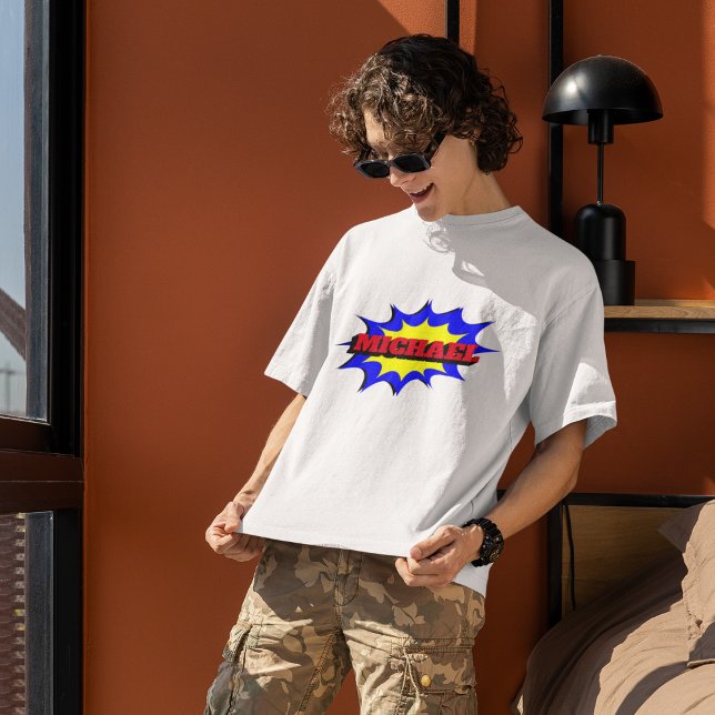 Camiseta Nombre personalizado de libro de historietas para  (Subido por el creador)