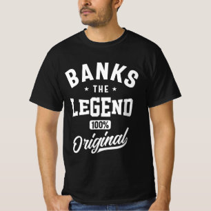 Camiseta Nombre personalizado de los bancos