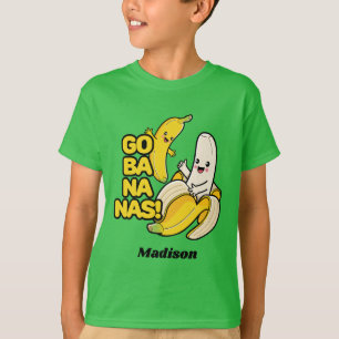Camiseta Nombre personalizado de los plátanos de cuta