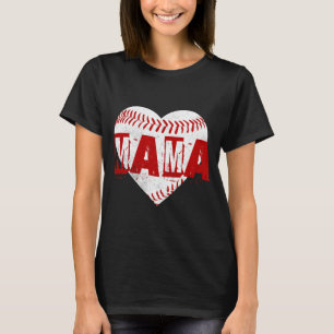 Camiseta Nombre personalizado de madre de béisbol
