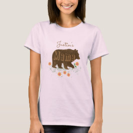 Camiseta Nombre personalizado de Mama Bear