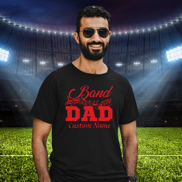 Camiseta Nombre personalizado de padre de banda