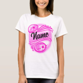 Camiseta Nombre personalizado de personalizado con aire com