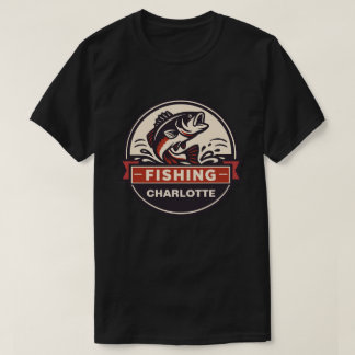 Camiseta Nombre Personalizado de Pesca