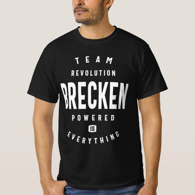 Camiseta Nombre Personalizado de Team Revolution Brecken (Anverso)