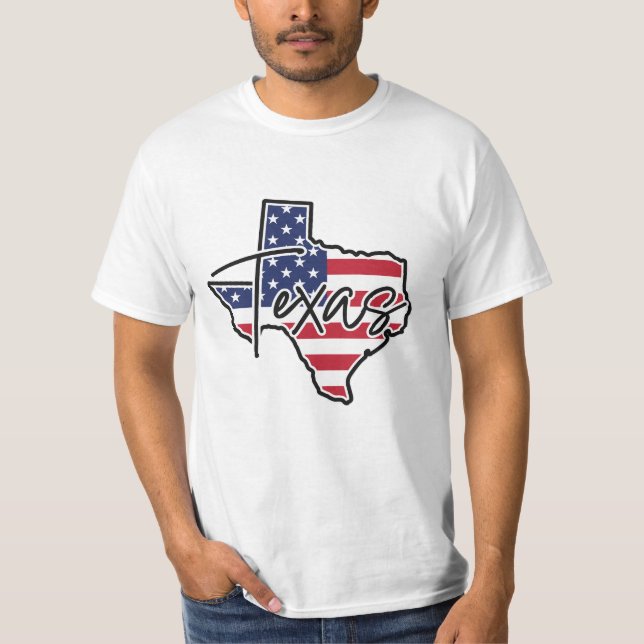 Camiseta Nombre personalizado de Texas (Anverso)