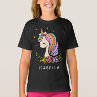 Nombre Personalizado De Unicorn Cute Whimsical Gir