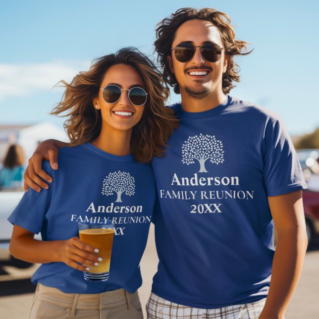Camiseta Nombre personalizado del árbol familiar y reunión  (Subido por el creador)