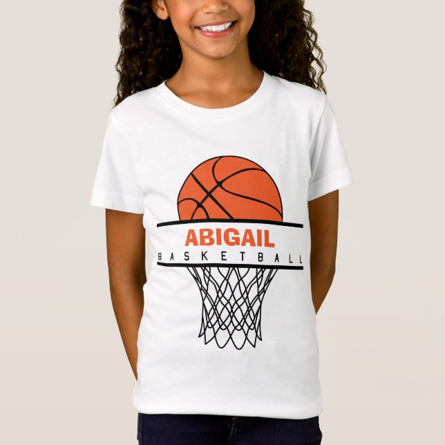 Camiseta Nombre personalizado del baloncesto (Anverso)
