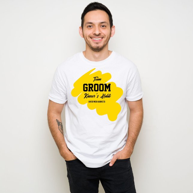 Camiseta Nombre personalizado del equipo de Haldi (Subido por el creador)