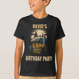 Camiseta Nombre personalizado del fiesta de cumpleaños de l