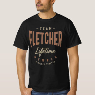 Camiseta Nombre personalizado del miembro de Team Fletcher 