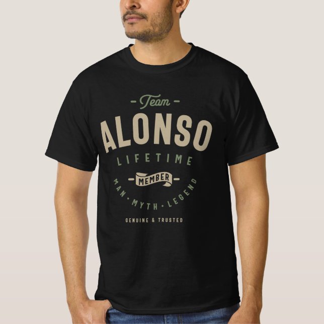 Camiseta Nombre personalizado del miembro de tiempo de vida (Anverso)