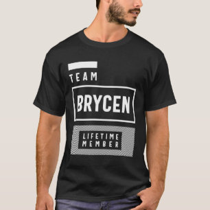Camiseta Nombre personalizado del miembro del equipo de Bry