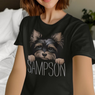 Camiseta Nombre personalizado del perro de Yorkshire Terrie