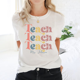 Camiseta Nombre personalizado del profesor