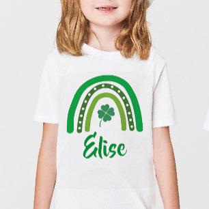 Camiseta NOMBRE PERSONALIZADO Día de San Patricio Boho Iris