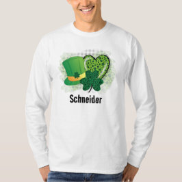 Camiseta Nombre Personalizado Día de San Patricio Trébol de