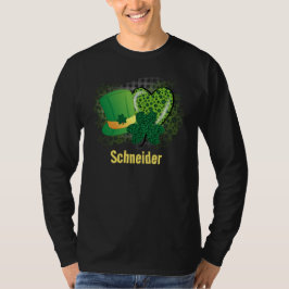 Camiseta Nombre Personalizado Día de San Patricio Trébol de