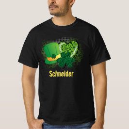 Camiseta Nombre Personalizado Día de San Patricio Trébol de