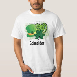 Camiseta Nombre Personalizado Día de San Patricio Trébol de