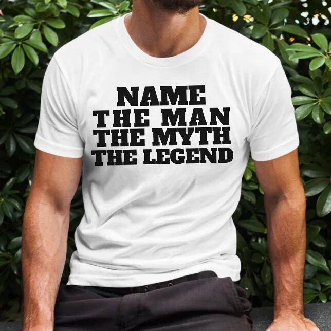 Camiseta Nombre Personalizado El Hombre El Mito El Divertid (Subido por el creador)