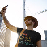 Camiseta Nombre Personalizado El Hombre El Mito La Leyenda<br><div class="desc">Personalizado Nombre El Hombre El Mito La Leyenda El Padre Del Marido De 15 oz Hermano Padre Regalo</div>
