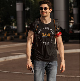 Camiseta Nombre Personalizado El Hombre El Mito La Leyenda