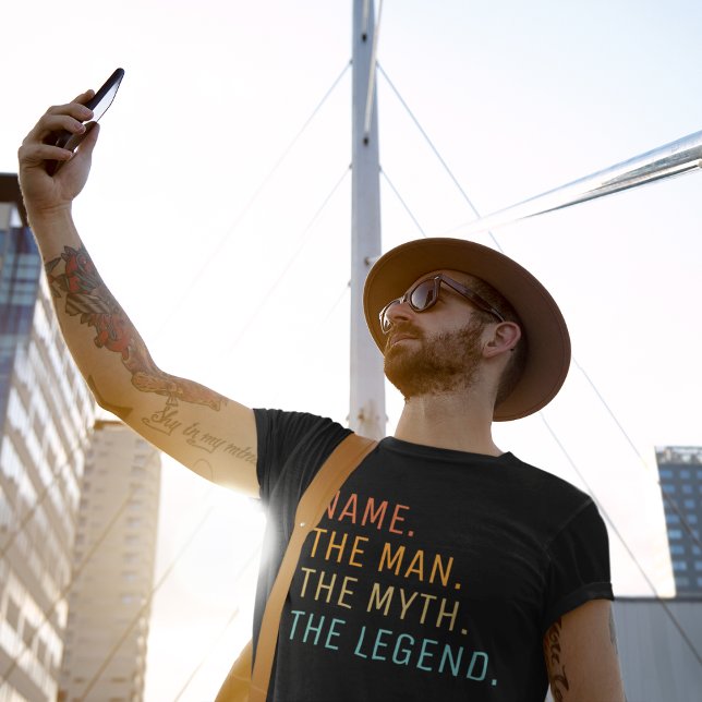 Camiseta Nombre Personalizado El Hombre El Mito La Leyenda  (Subido por el creador)