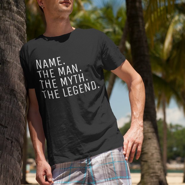 Camiseta Nombre Personalizado El Hombre El Mito La Leyenda  (Subido por el creador)
